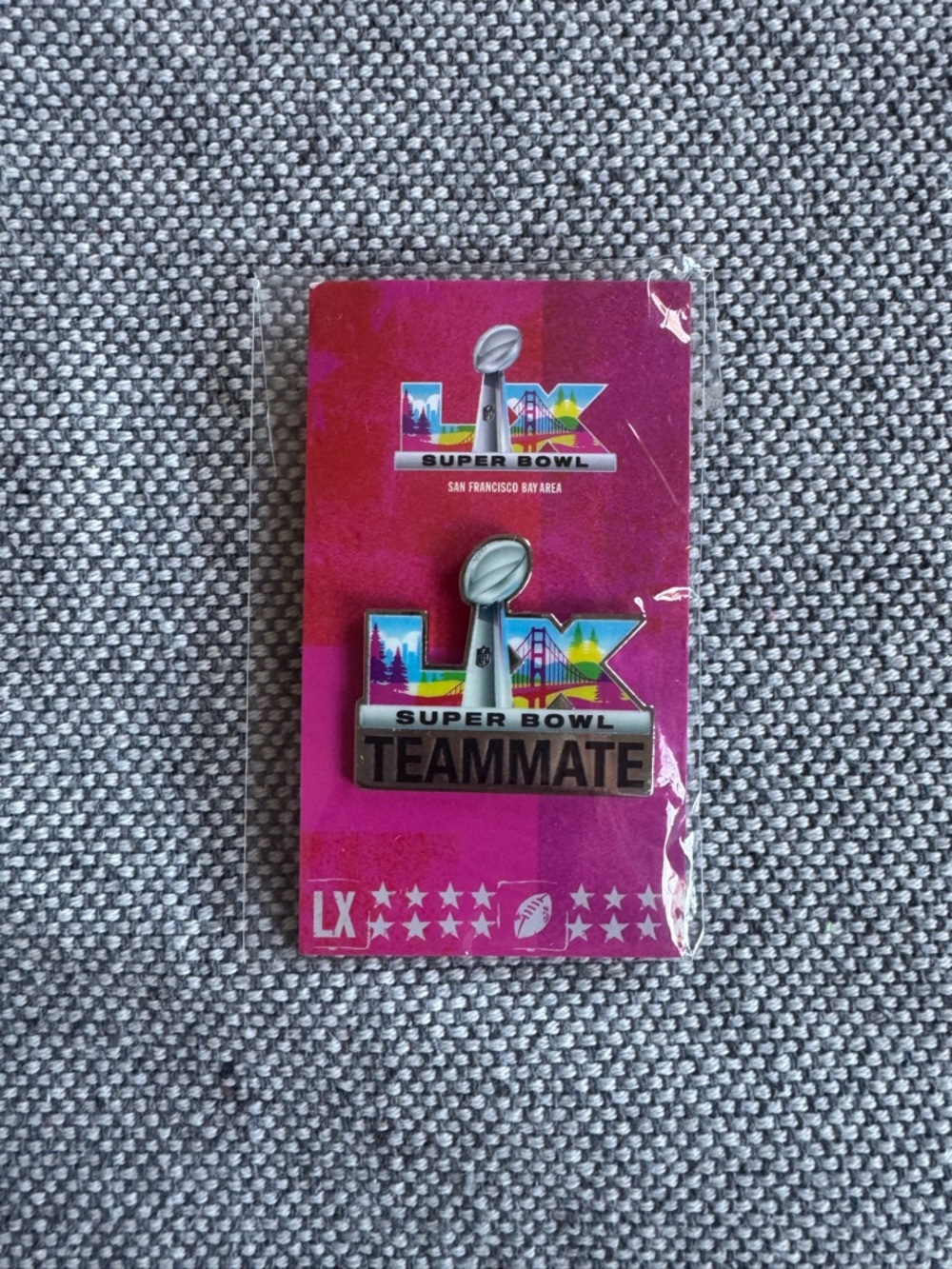 Super Bowl 59 (LX) San Francisco Teammate Pin